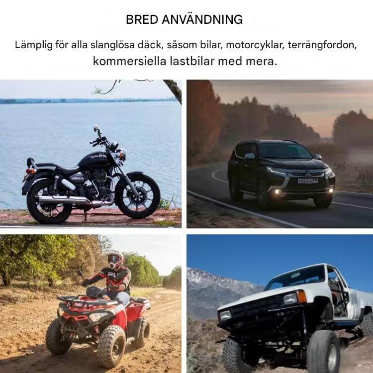 TireFix Pro 2.0 – Punkteringskit för Slanglösa Däck | Möjlig Hjälp vid Plötsliga Punkteringar