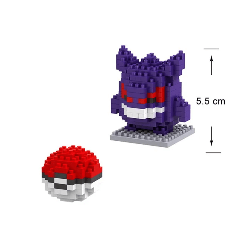 Poke Character Nanoblocks Anime Building Blocks