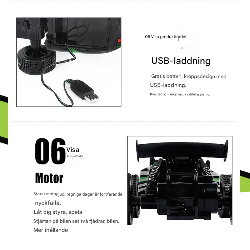 1:20 Remote Controlled Buggy Car - Fast Racing Car with 2.4G Technology