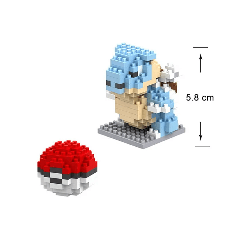 Poke Character Nanoblocks Anime Building Blocks