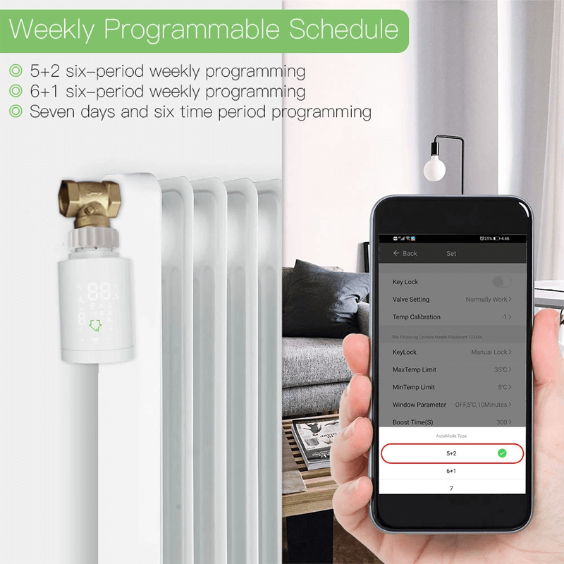 Smart termostatventil med WiFi – Styring af radiator og element via app