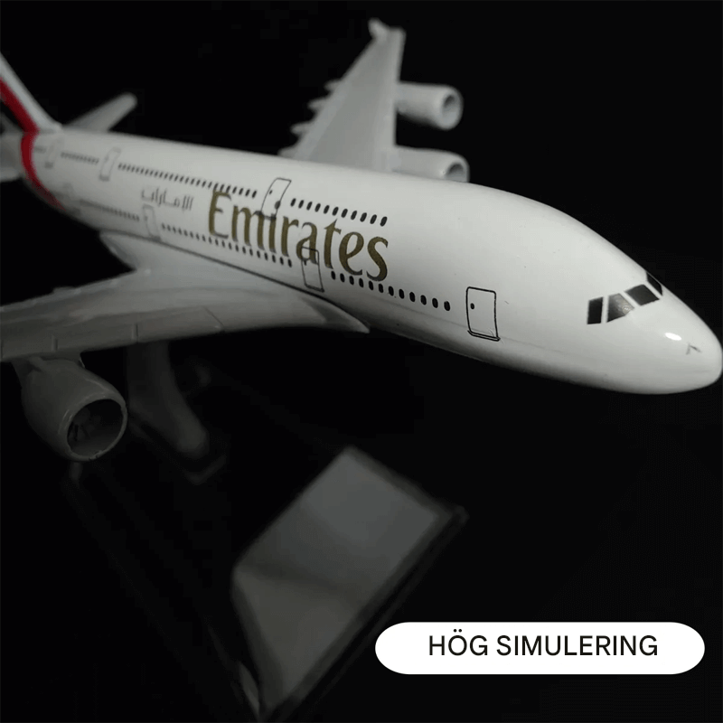 Samlarflygplan i Metall 1:400 – Perfekt Gåva för Barn och Vuxna