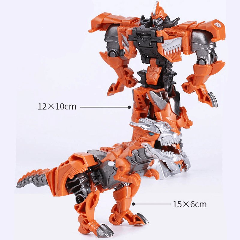 Dynamic Transformative Robot Car - Optimus Toy, 1-Step Transformation, Robot & Dinosaur Action Figure for Boys