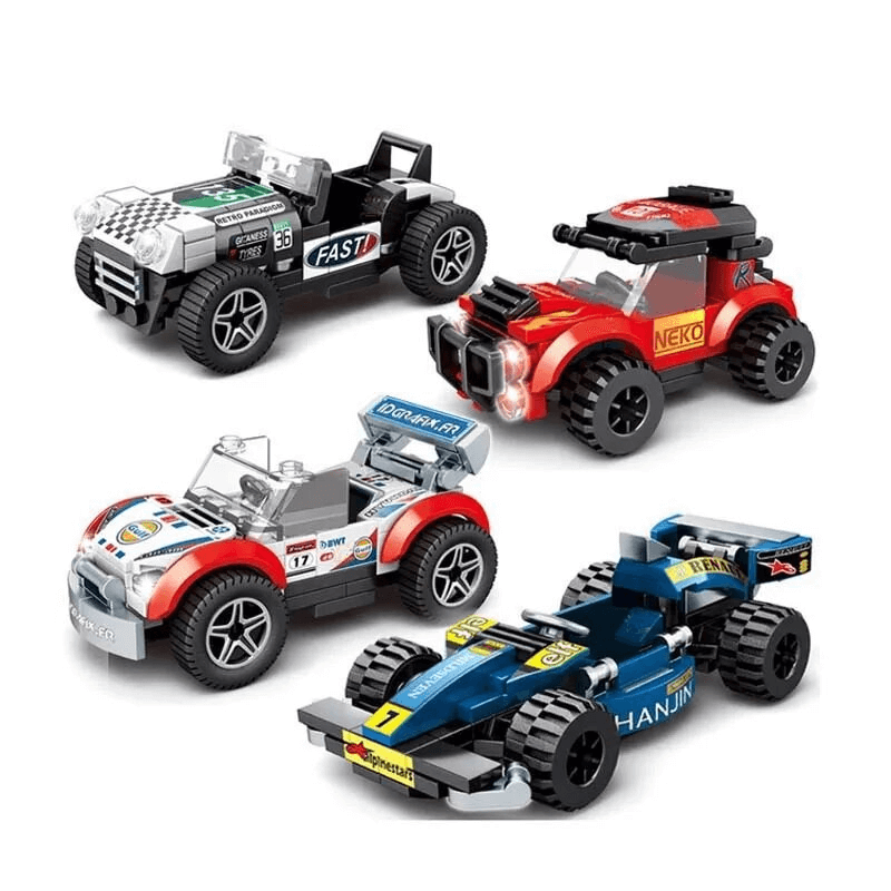 Mini Transportation Vehicle Building Blocks - Car Models