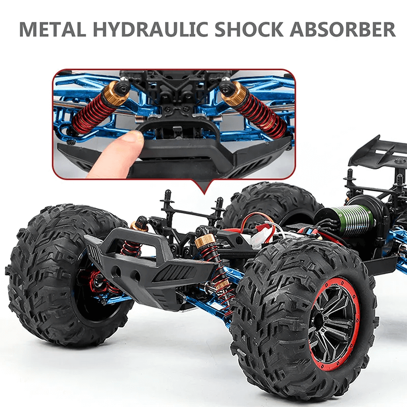 2.4G 4WD Brushless RC Car - High Speed Off-Road Racing Vehicle with 80 km/h