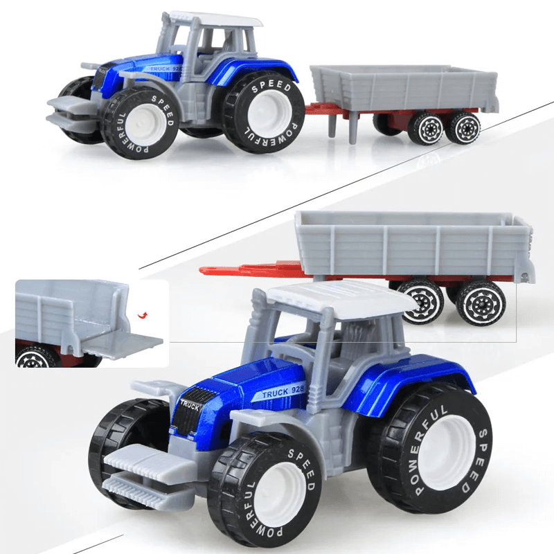 Pedagogisk Jordbruksbil Leksak – Icke-Giftigt Material, Kreativ Lek