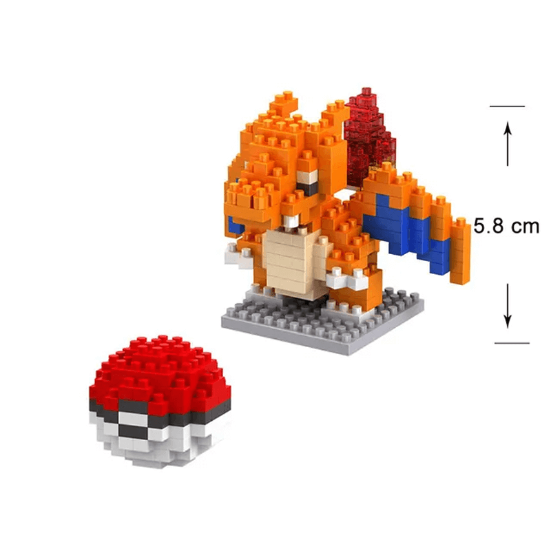 Poke Character Nanoblocks Anime Building Blocks