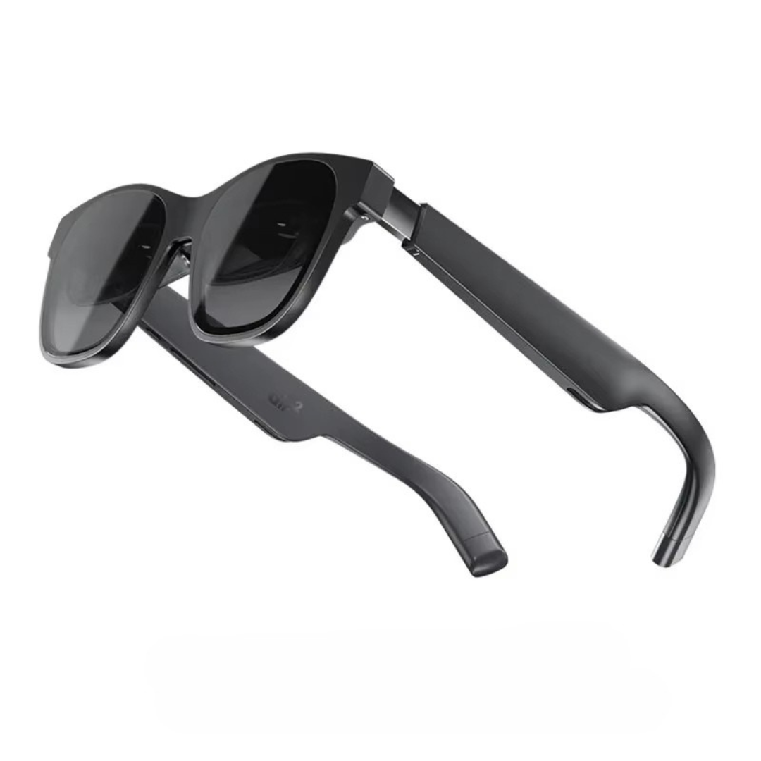 OptiView - Bärbara smarta AR-glasögon med 330 Tums Skärm 1080P HD 120Hz Lättvikt för Lång Användning