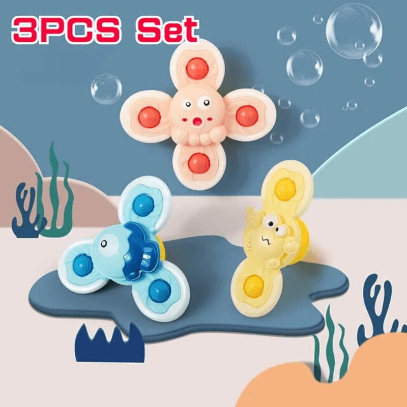 Baby Spinner Toys med Sugeffekt – Stimulerar Sensorisk och Kognitiv Utveckling