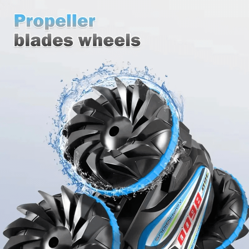 Vandtæt amfibisk fjernstyret bil til børn