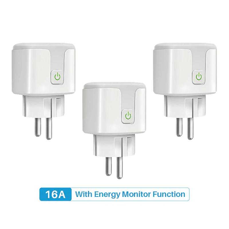 Smart WiFi-Kontakt 16A/20A – Röststyrd Uttagsadapter