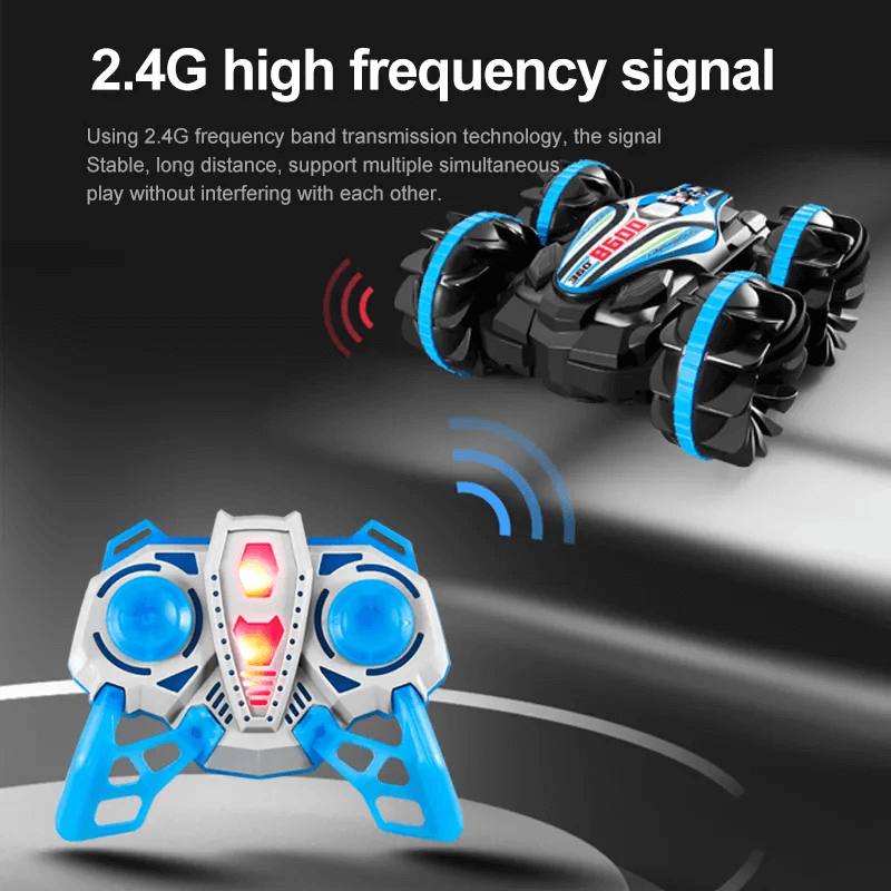 Vandtæt amfibisk fjernstyret bil til børn