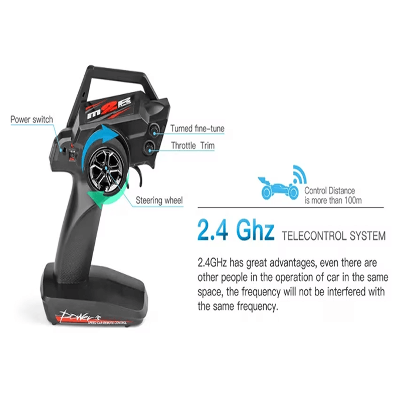 Off-Road Remote Controlled Car 35-70km/h