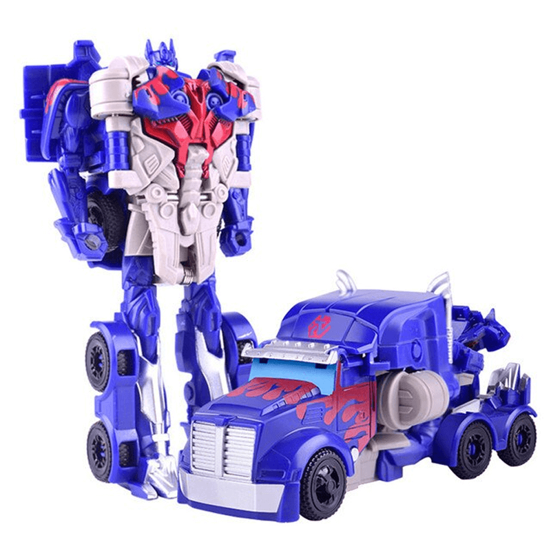 Dynamic Transformative Robot Car - Optimus Toy, 1-Step Transformation, Robot & Dinosaur Action Figure for Boys
