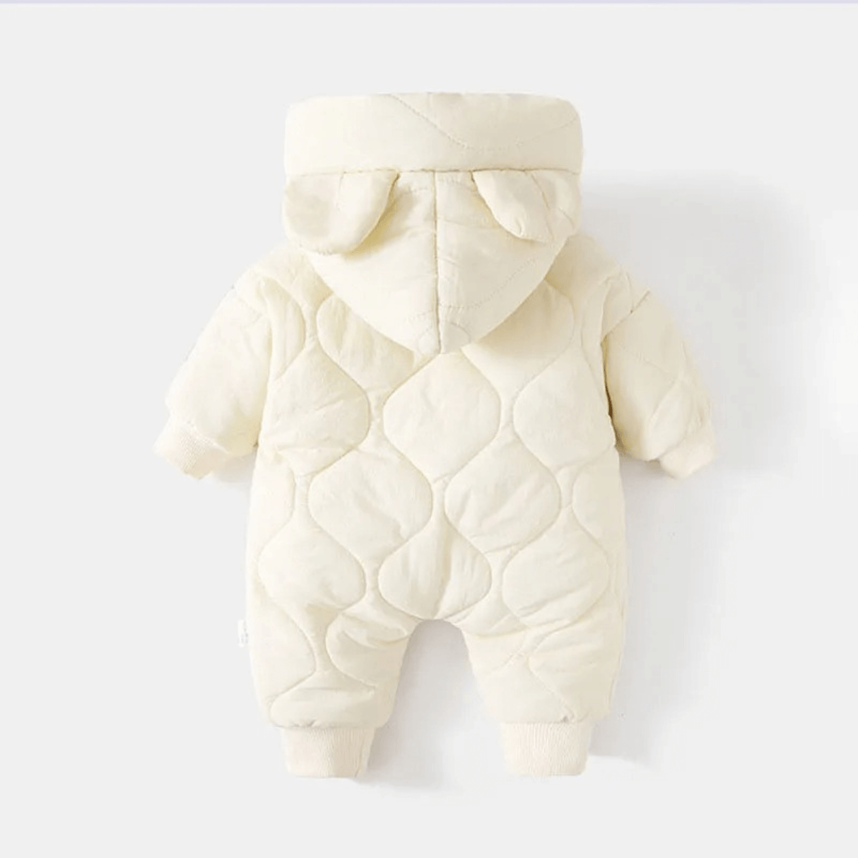 CuddleWear – Varm babyjumpsuit med fleecefor og brugervenlig lynlås til efterår og vinter