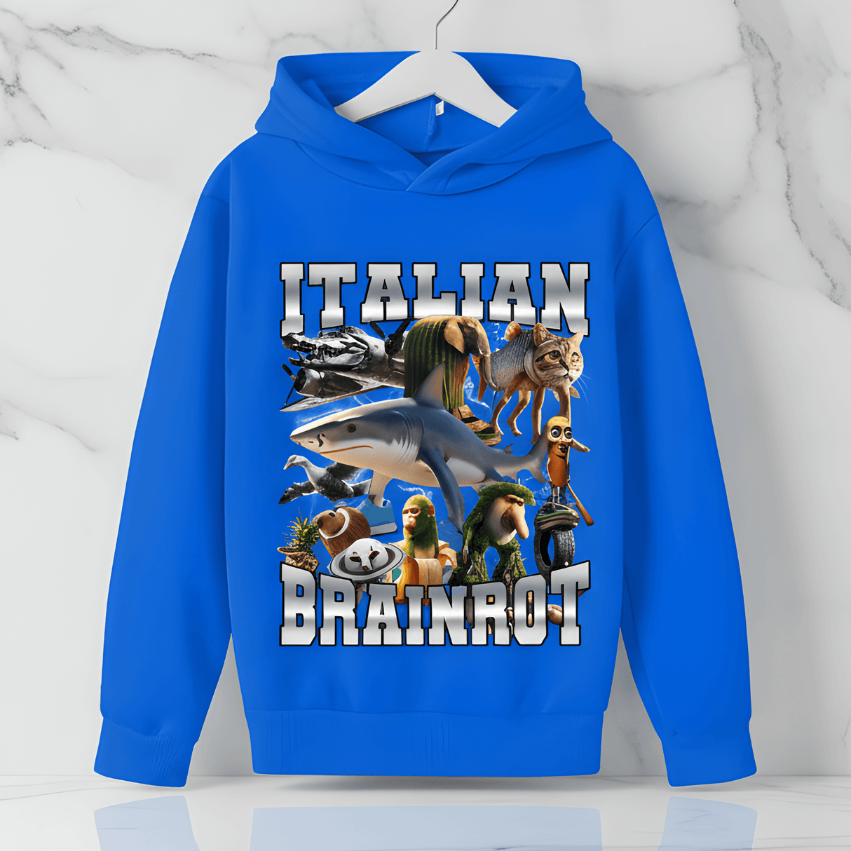 GiggleWear - Hoodie with Italian Mindrot Characters for Kids & Adults