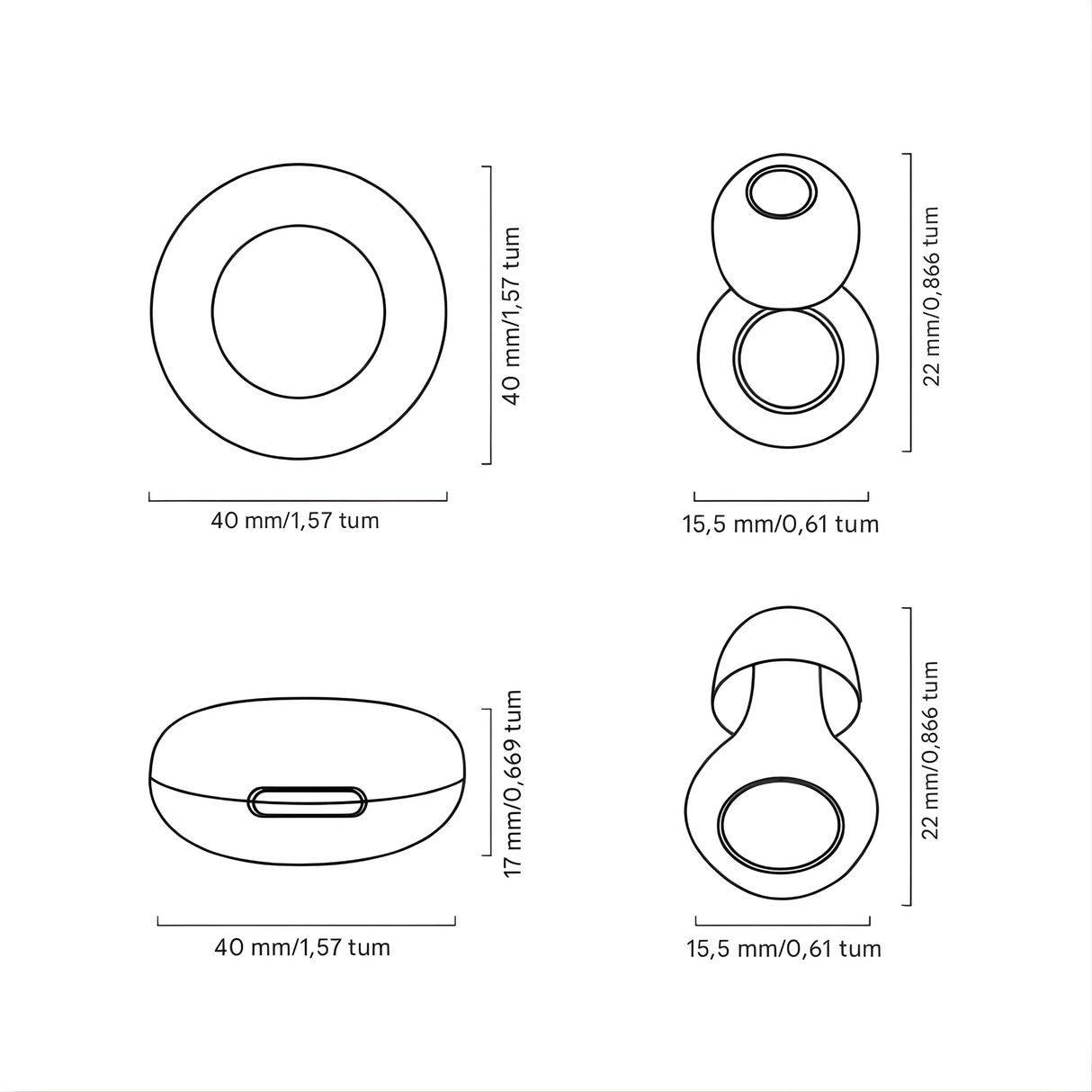 SilenEase - Soft Reusable Silicone Earplugs for Sleep, Travel & Concentration