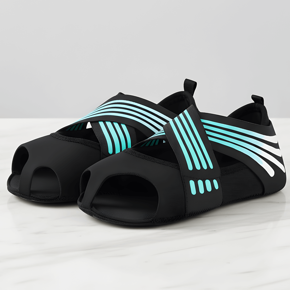 FlexStep - Non-slip Yoga Socks with Breathable Lycra & Extra Stability for Pilates, Dance and Fitness