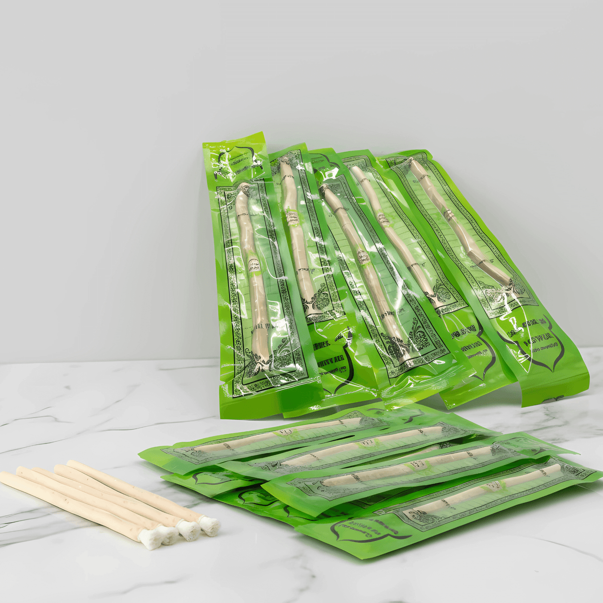 HerbaBrush – Naturlig Miswak-tandbørste til traditionel mundpleje og rejser