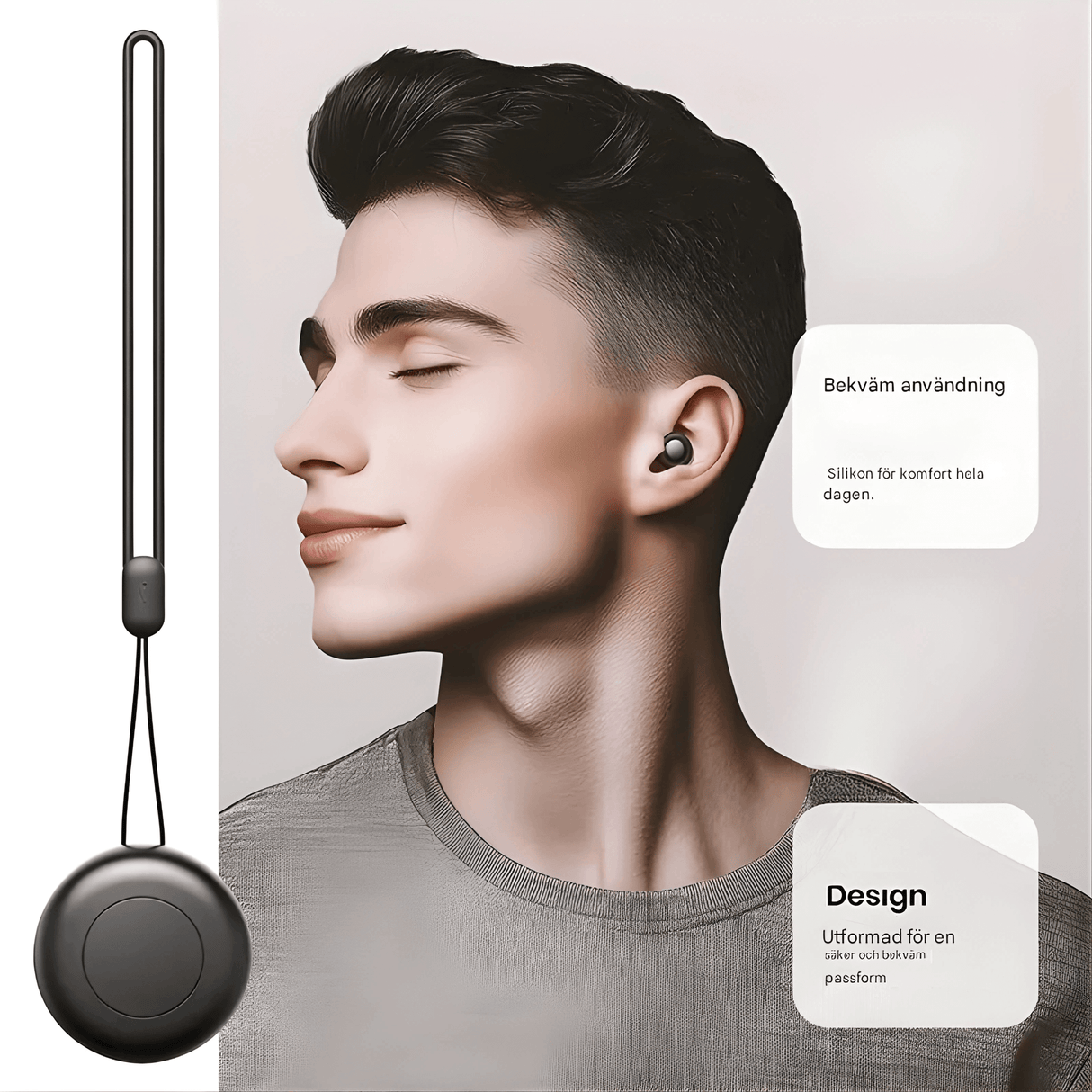 SilenEase - Soft Reusable Silicone Earplugs for Sleep, Travel & Concentration