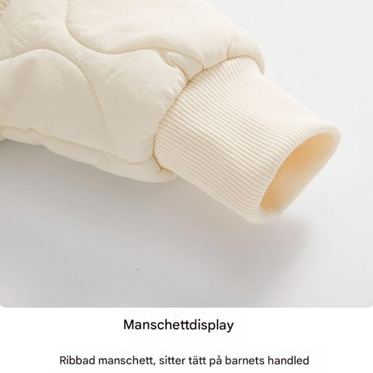 CuddleWear – Varm babyjumpsuit med fleecefor og brugervenlig lynlås til efterår og vinter