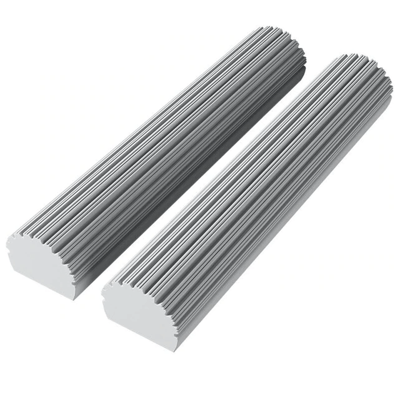 Självpressande Mopp med Teleskopskaft – Hopfällbar Bomullsmopp för Effektiv Golvrengöring & Torkning