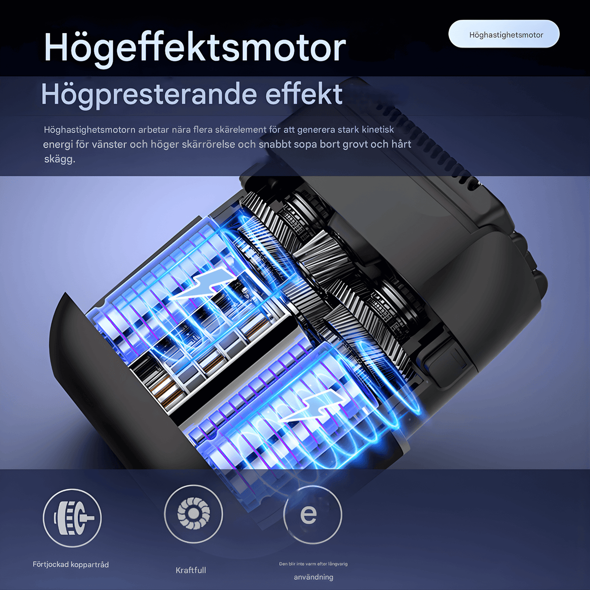 TrimPro - Bærbar elektrisk barbermaskine med 4-bladssystem & Vaskbart design til krop og ansigt