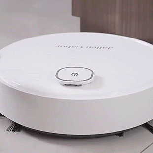 Smart Robotdammsugare 1200mAh Med Sopning och Moppning Torr och Våt Rengöring 1500Pa