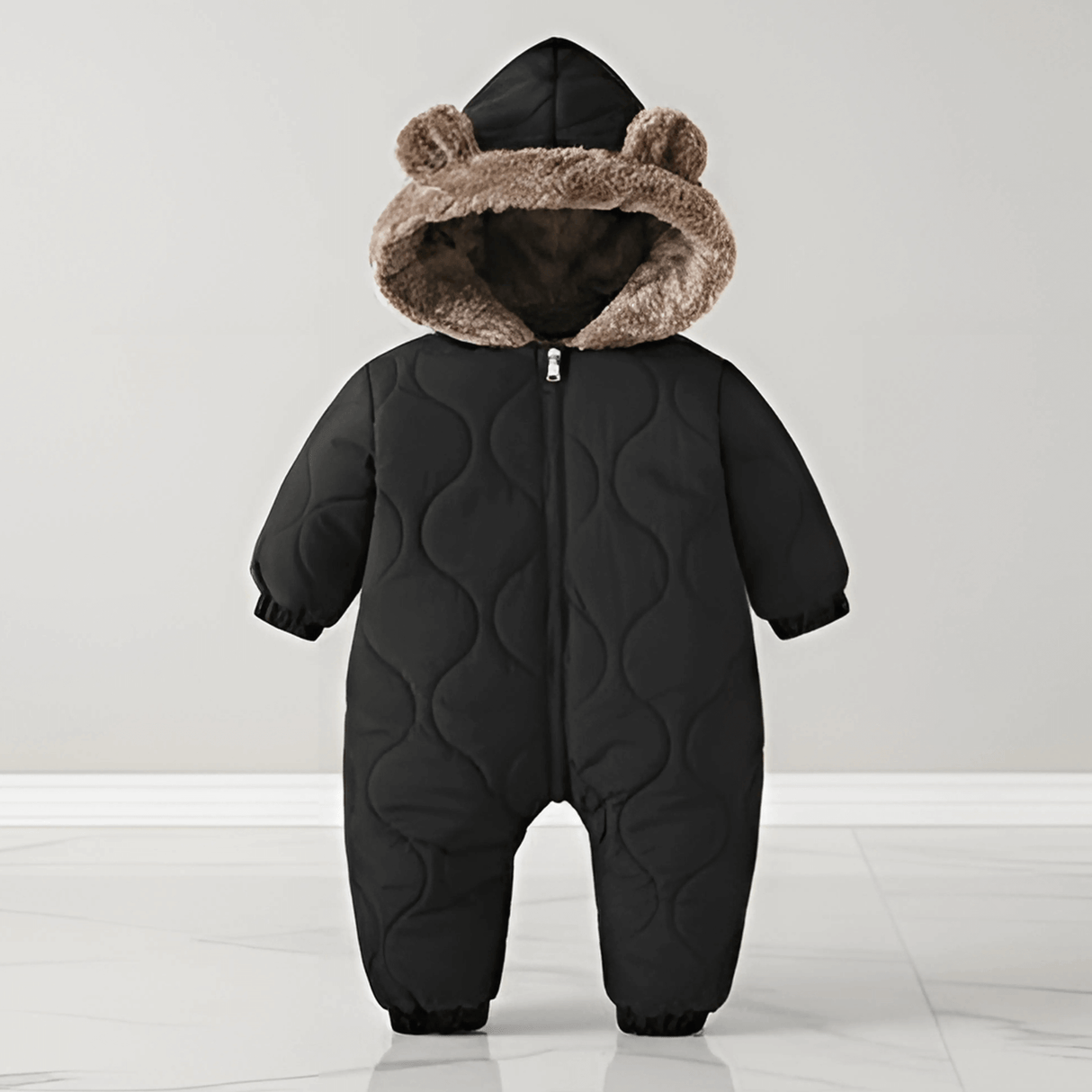 SnugCub – Vinteroveralls til babyer med fleecefor, hætte og varm komfort