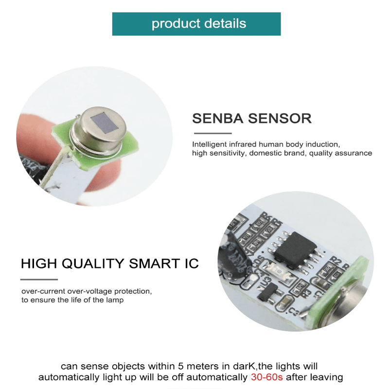 Smart LED-pære med bevægelsessensor – Energieffektiv belysning