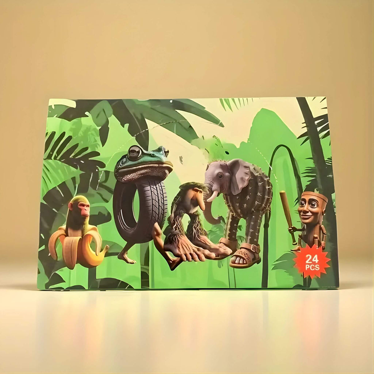 BlinkBox - 24 Italian Mindrot Blind Box Figures & Keychains in Mystery Collector's Set