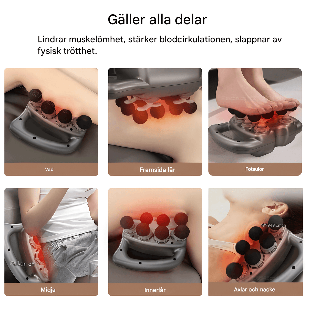 MyoRelief - Professional Muscle Massage Gun with 16 Massage Heads & 9 Modes for Deeper Recovery