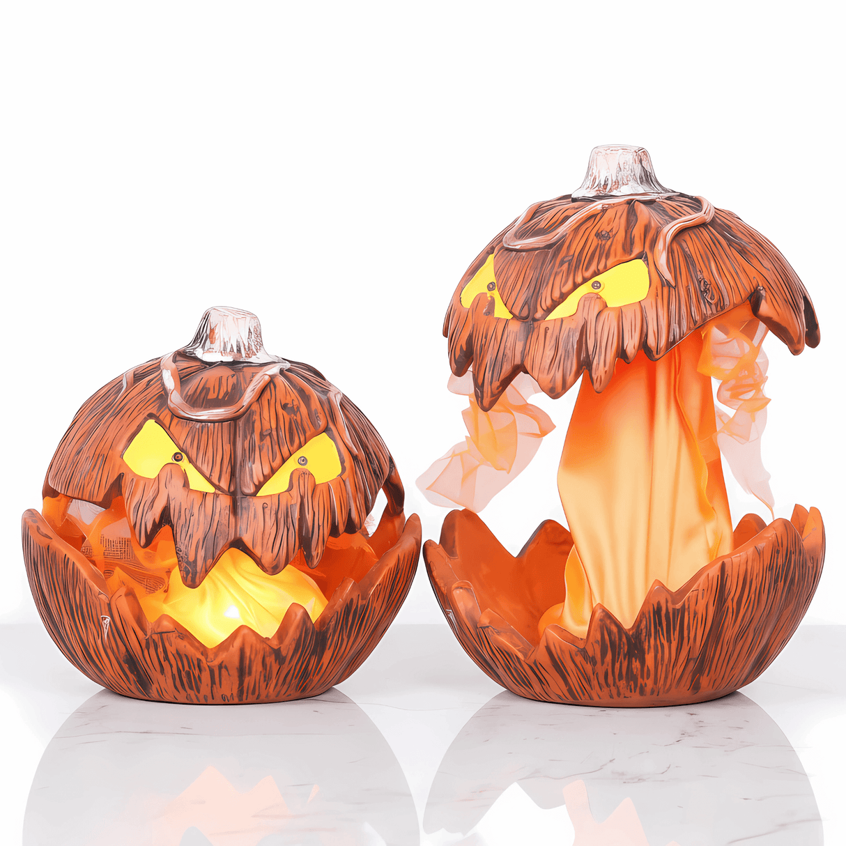 PumpkinFright – Animated Halloween Pumpa med LED-ögon & Ljudeffekter för Spökhus och Festdekoration