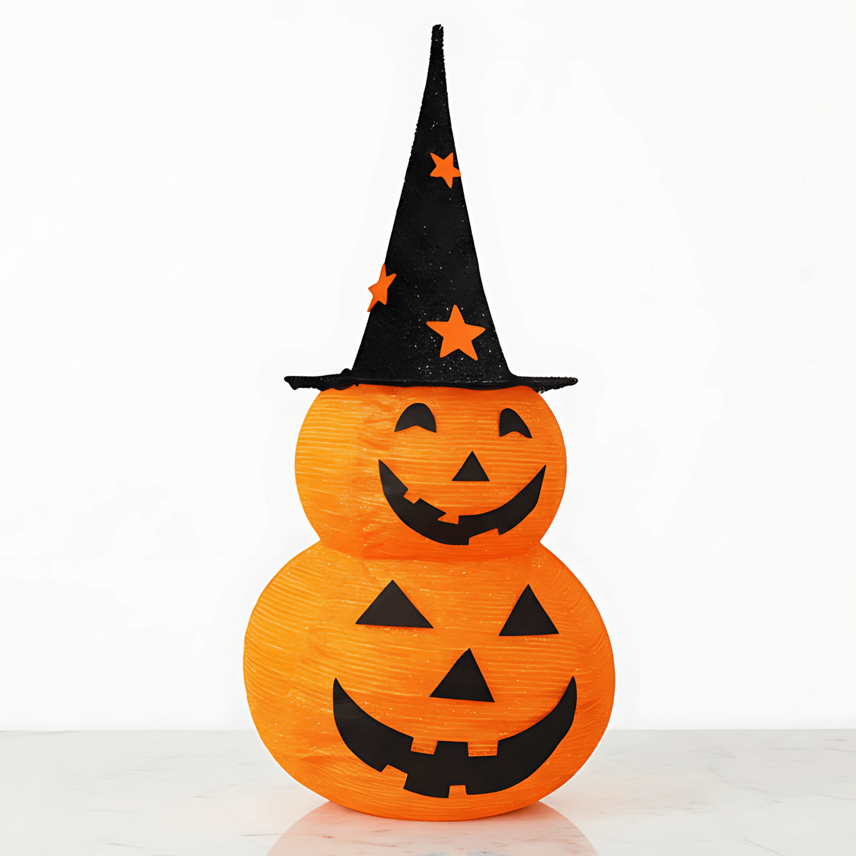 GlowPump – Hopfällbar Upplyst Halloween Pumpa med LED, Timer & Batteridriven Dekoration för Inomhus och Utomhus