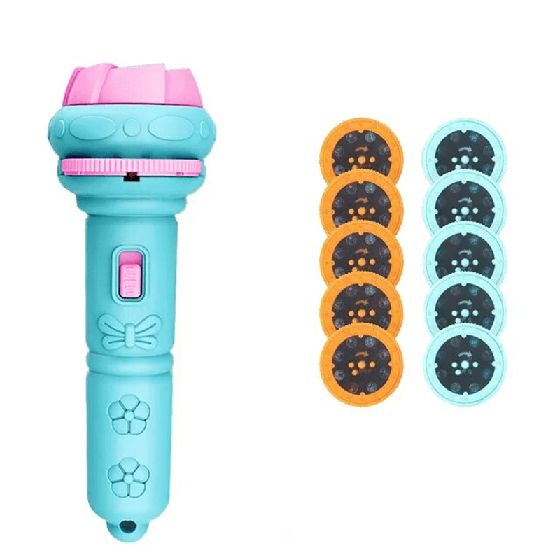 Pedagogisk Projektor Ficklampa – Magisk Leksak för Läggdags och Fantasi