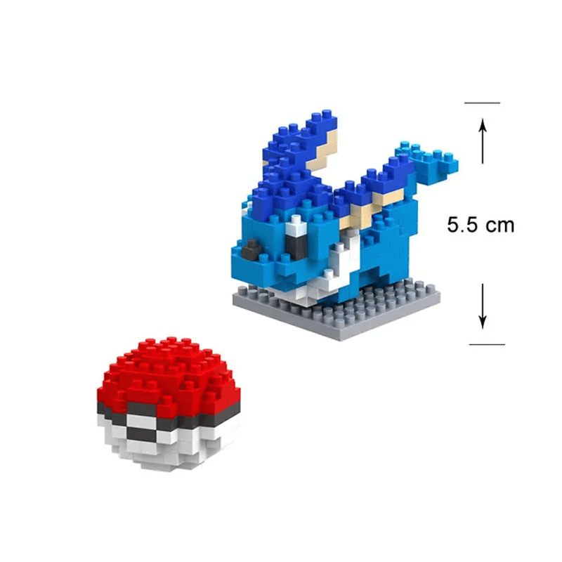 Poke Character Nanoblocks Anime Building Blocks
