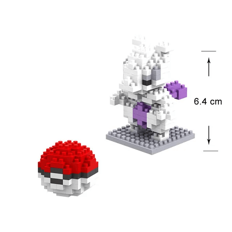 Poke Character Nanoblocks Anime Building Blocks