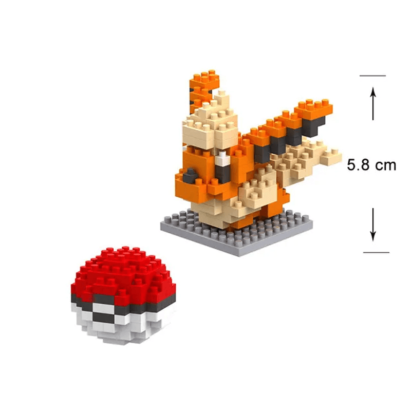 Poke Character Nanoblocks Anime Building Blocks