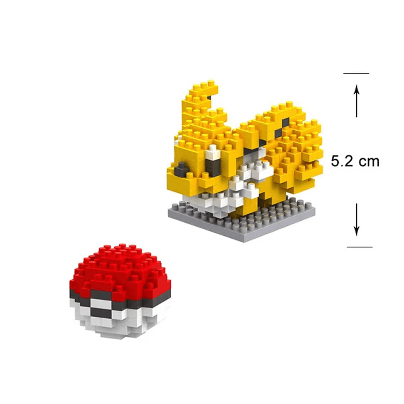 Poke Character Nanoblocks Anime Building Blocks