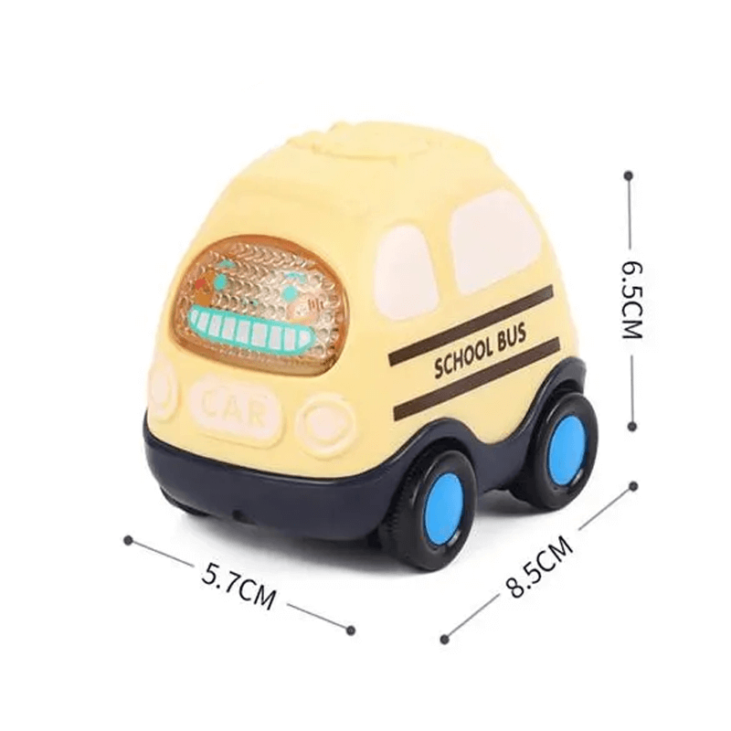 Mini Dragbakningsbil för Småbarn – Gummibilsdesign och Utbildande Lek