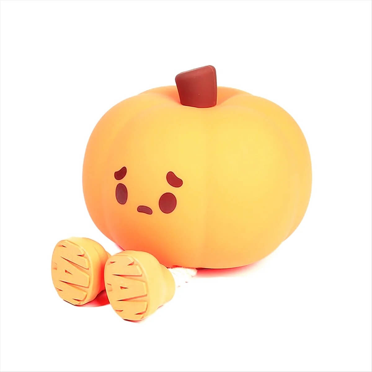 GlowShroom – LED nattlampa i silikon | Mjuk pumpa-, svamp- eller spökdesign för barnrum och sovrum