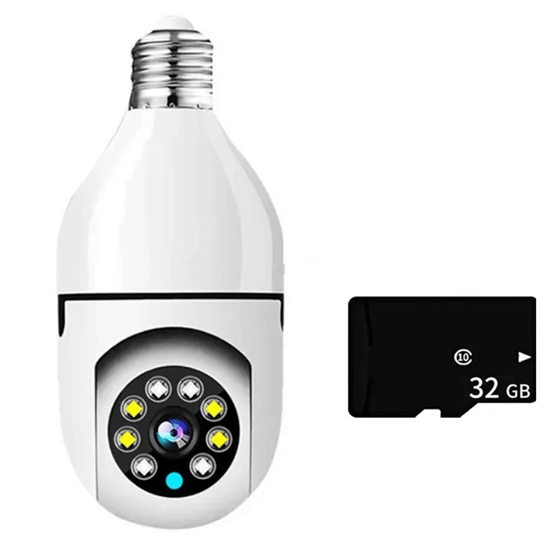 5G WiFi Surveillance Camera in Lamp Format - Wireless Smart Motion Sensor