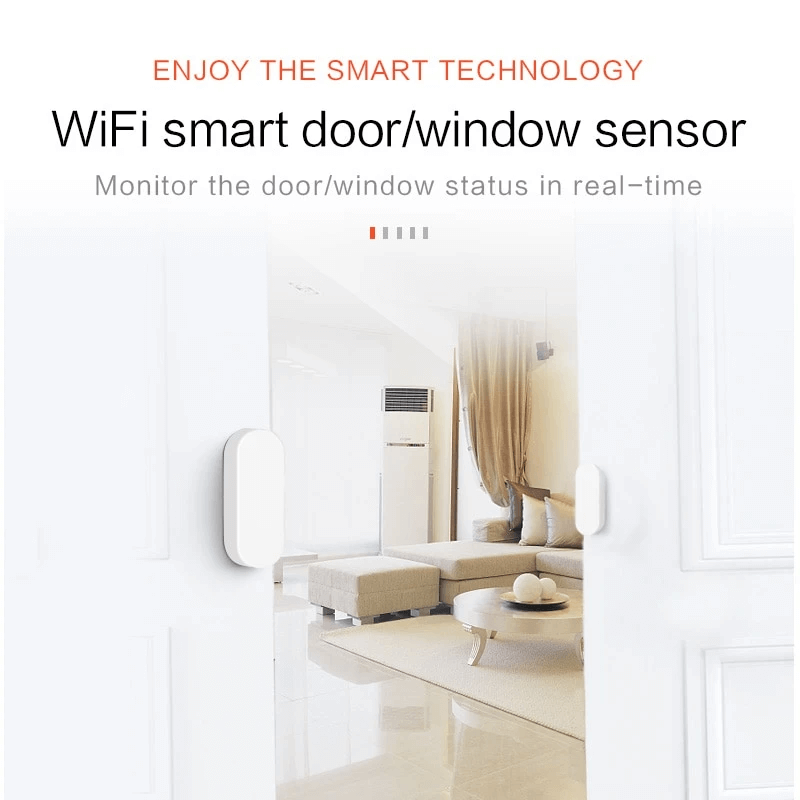 Smart dørsensor med WiFi og Bluetooth