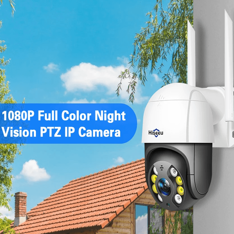Smart WiFi Security Camera - With Infrared Night Vision, APP & AI