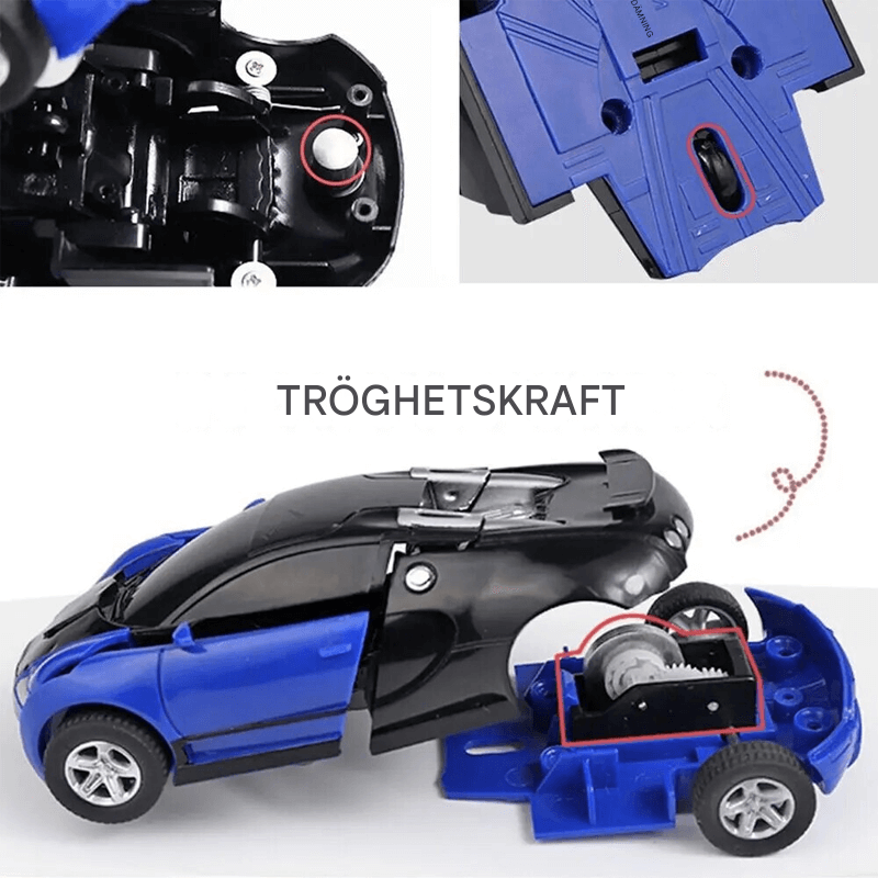 Bil till Robot Leksak – Mini 2 i 1 För Kreativ Lek