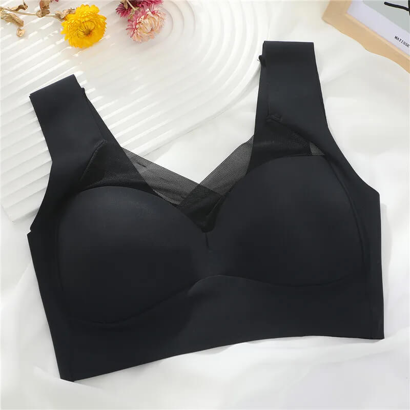 ComfortMax - Plus Size Sömlös BH för Kvinnor M-5XL - Trådlös Minimizer - Push Up