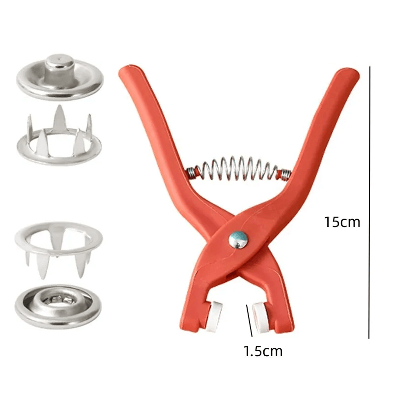 DIY Metall Tryckknapp Verktyg – Precisionsverktyg för Kläder, Läder och Hantverk