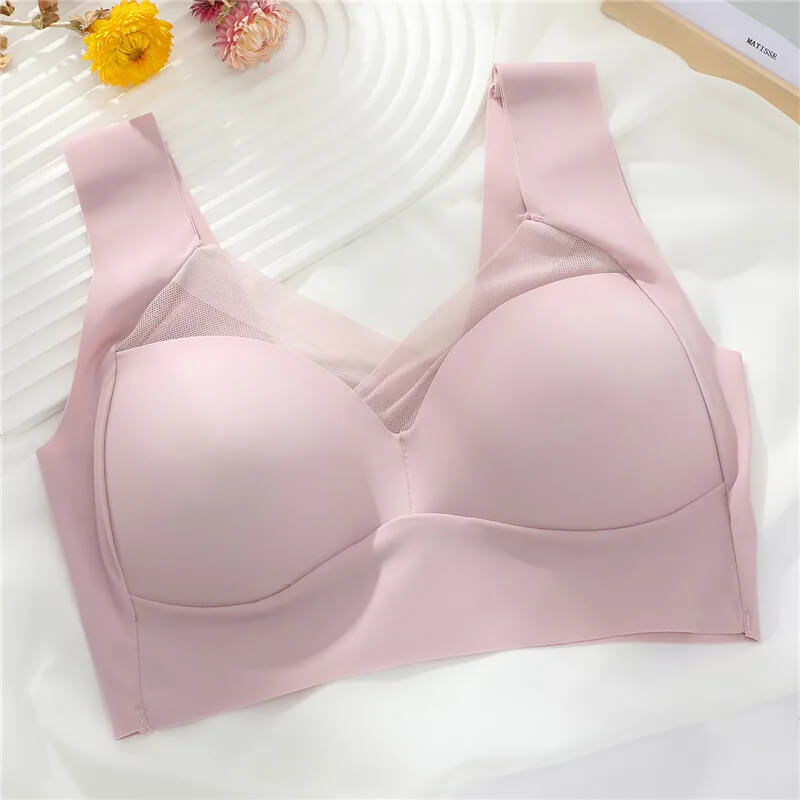 ComfortMax - Plus Size Sömlös BH för Kvinnor M-5XL - Trådlös Minimizer - Push Up