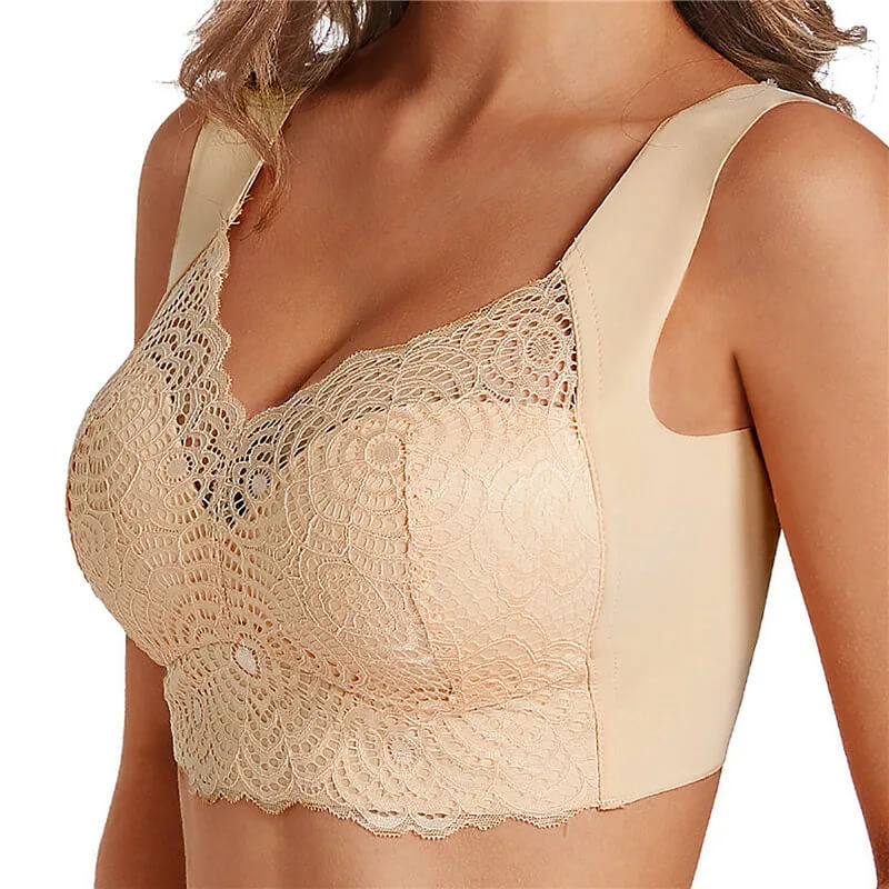 ComfortMax - Plus Size Sömlös BH för Kvinnor M-5XL - Trådlös Minimizer - Push Up