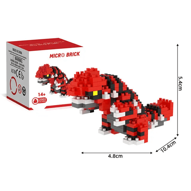 Poke Character Nanoblocks Anime Building Blocks